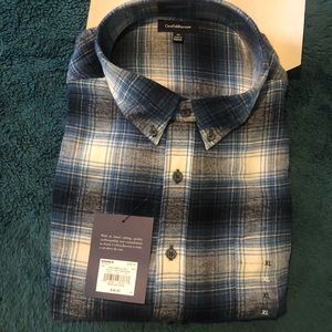 Men’s Plaid Button-Up Shirt